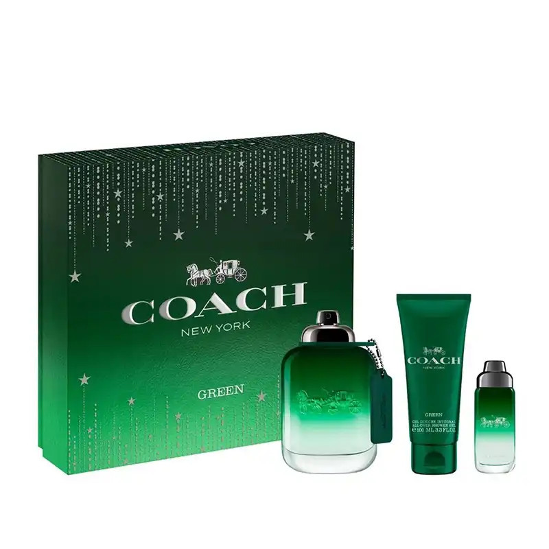 COACH GREEN GIFT SET