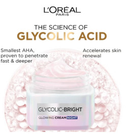 GLYCOLIC BRIGHT CREAM NIGHT العناية بالبشرة